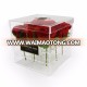 Hebei Huiya Wholesale Square Luxury Preserved Fresh Rose Clear Acrylic Flower Box