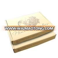 Custom printed waxed corrugated packaging cardboard boxes shipping boxes