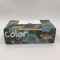 cheap recycle colorful logo custom printed tissue paper box folding paper box