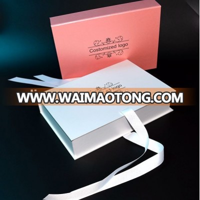 Custom luxury white free cardboard boxes manufacturers for clothing