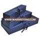 Custom Full Set Satin Fabric Flower Cardboard Chipping Box For Rose