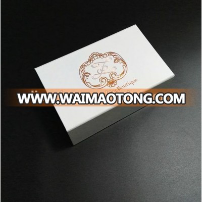 Top quality foldable magnet custom rose gold foil paper folding gift box